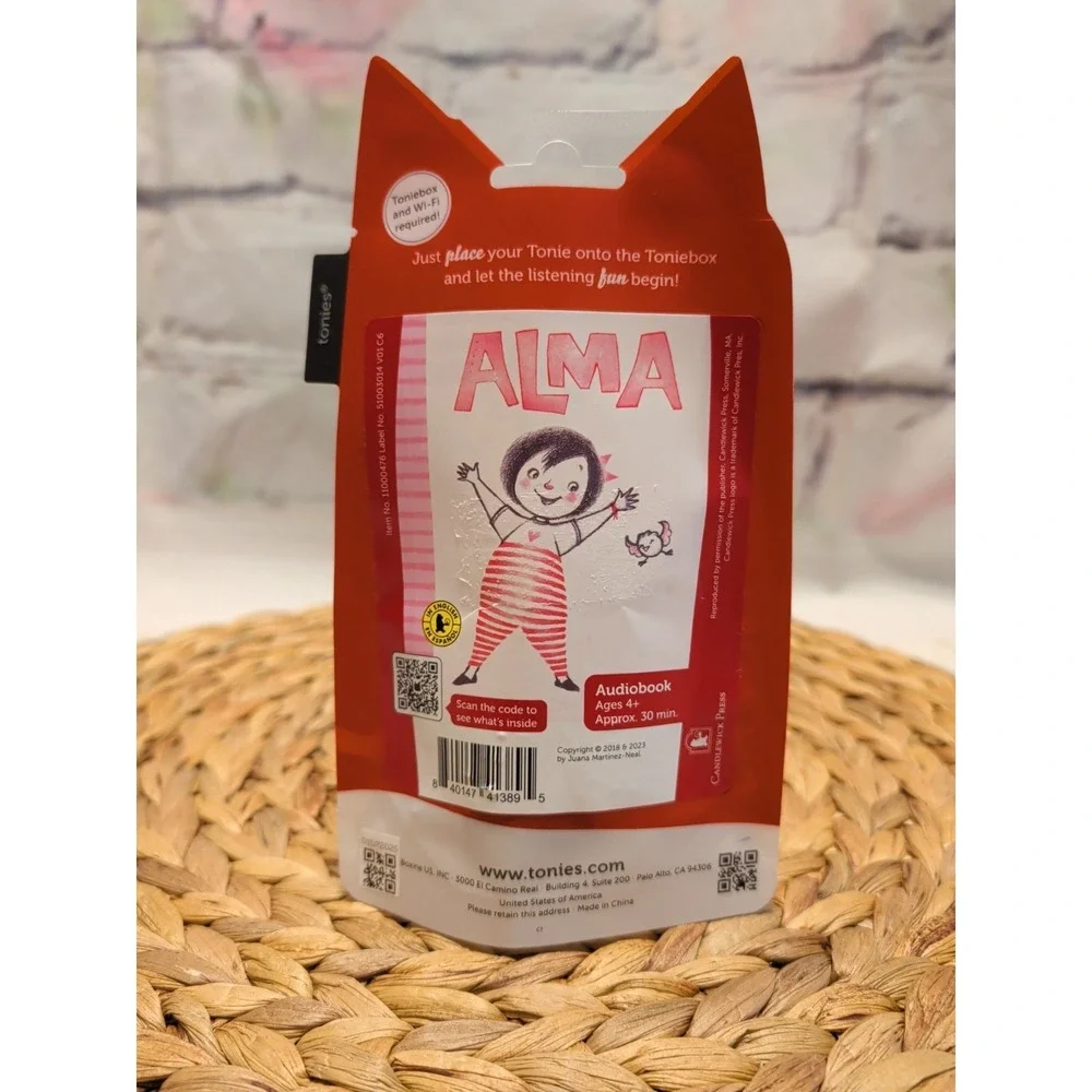 Tonies Audiobook Character – Alma Ages 4+ For Toniebox 30‑Minute Playtime NEW